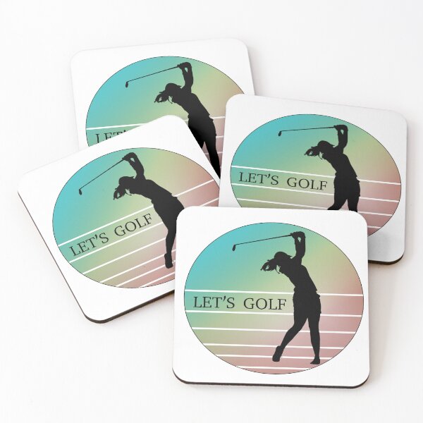 Item preview, Woman player golf retro- let's golf designed and sold by hemp3x.