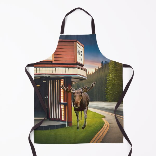 Item preview, thank goodness moose don't need tickets to enter the cinema! designed and sold by Art Store Stickers.