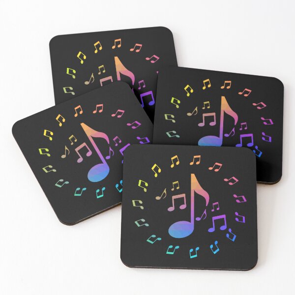 Item preview, Colorful Quarter Note and Music Notes designed and sold by ramazis.
