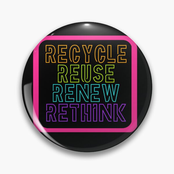 Artikelvorschau, Recycling Wiederverwendung Erneuern Umdenken entworfen und verkauft von ChiweenieHobbit.