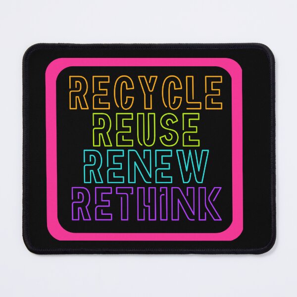 Item preview, Recycle Reuse Renew Rethink  designed and sold by ChiweenieHobbit.