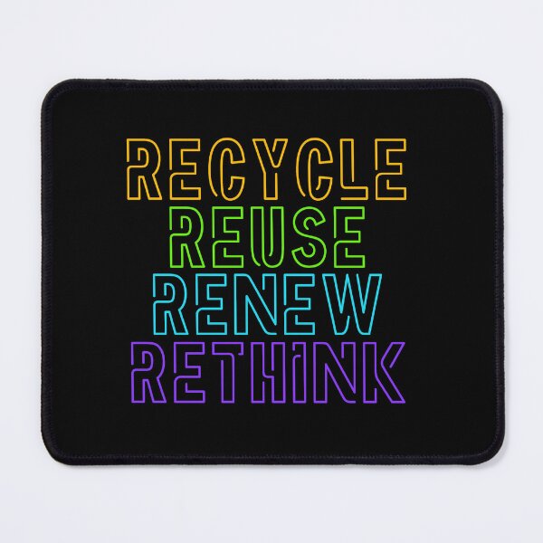Artikelvorschau, Recycling Wiederverwendung Erneuern Umdenken entworfen und verkauft von ChiweenieHobbit.
