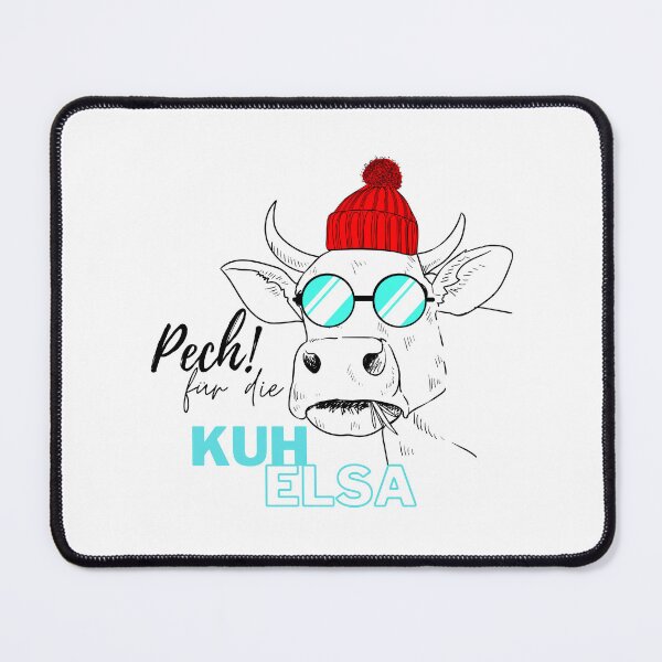 Item preview, Bad luck for the cow Elsa turquoise designed and sold by BKMClothing.