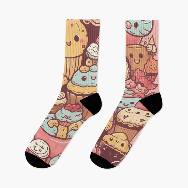 Item preview, Cute happy kawaii sweets doodling designed and sold by Tim Münnig.