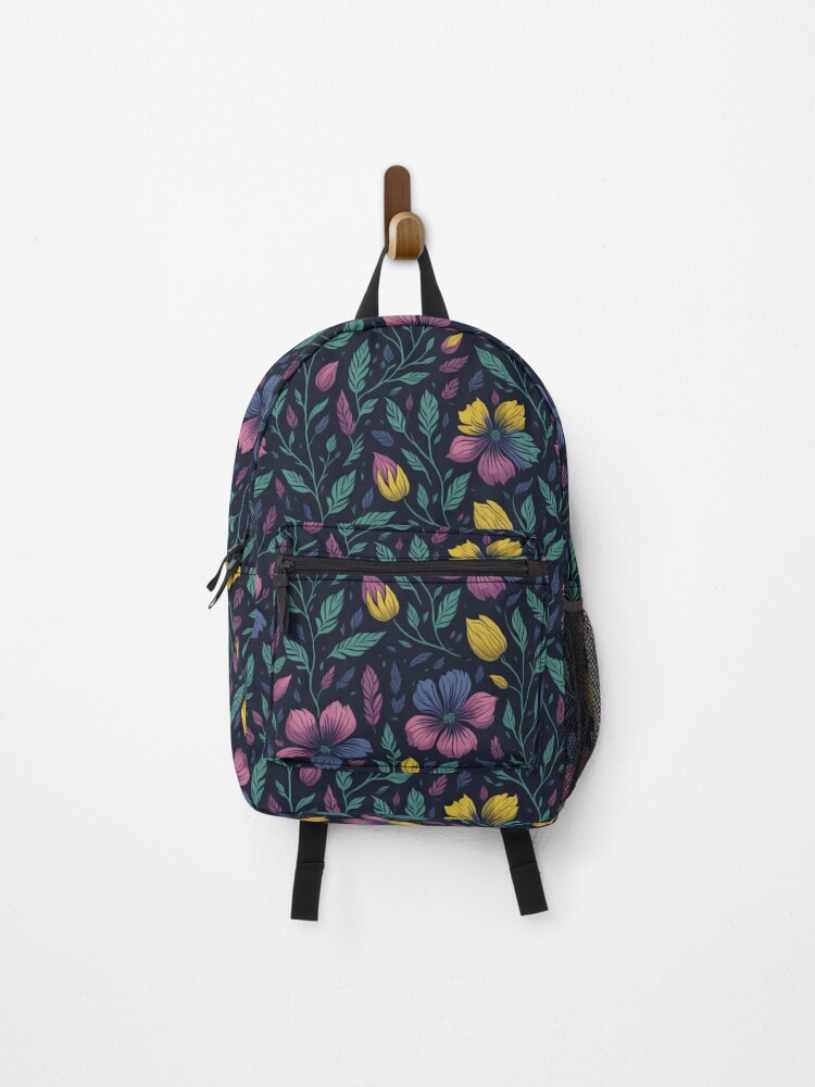 Thumbnail 1 of 3, Backpack, Spring Flower Seamless Pattern Mix designed and sold by d247.