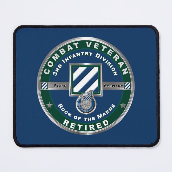 Item preview, 3rd Infantry Division “Retired Veteran” designed and sold by SoldierAlways.