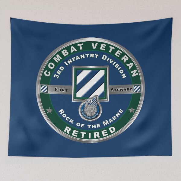 Item preview, 3rd Infantry Division “Retired Veteran” designed and sold by SoldierAlways.
