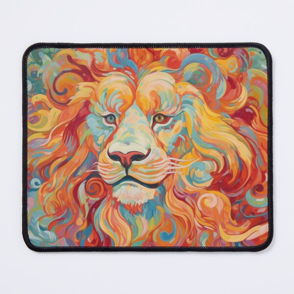 Item preview, Psychedelic Lion Face designed and sold by dmanalili.