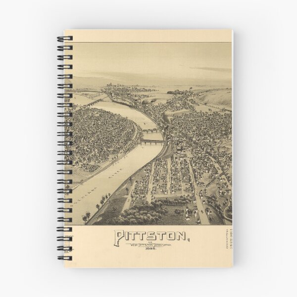 Item preview, Pittston, Pennsylvania (1892) designed and sold by allhistory.