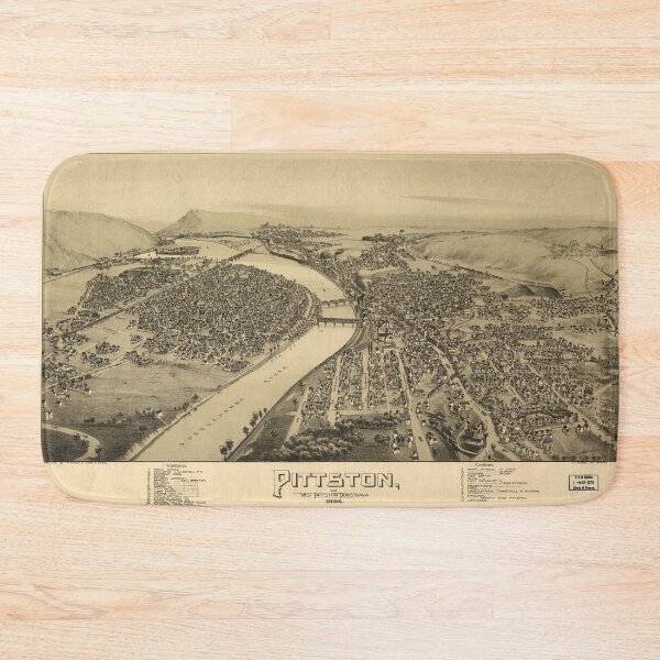 Item preview, Pittston, Pennsylvania (1892) designed and sold by allhistory.