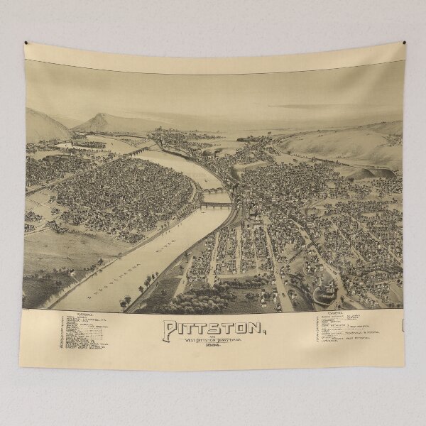 Item preview, Pittston, Pennsylvania (1892) designed and sold by allhistory.