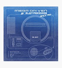 Sega MegaDrive/Genesis - Megadriven by Blast Processing Photographic Print
