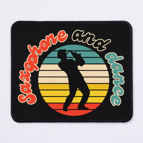 Item preview, Saxophone And dance with a musician playing saxophone, retro sunset designed and sold by Drzamag.