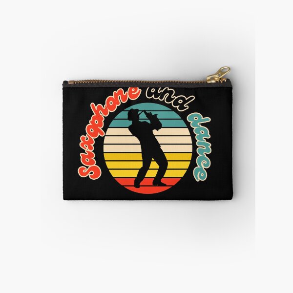 Item preview, Saxophone And dance with a musician playing saxophone, retro sunset designed and sold by Drzamag.