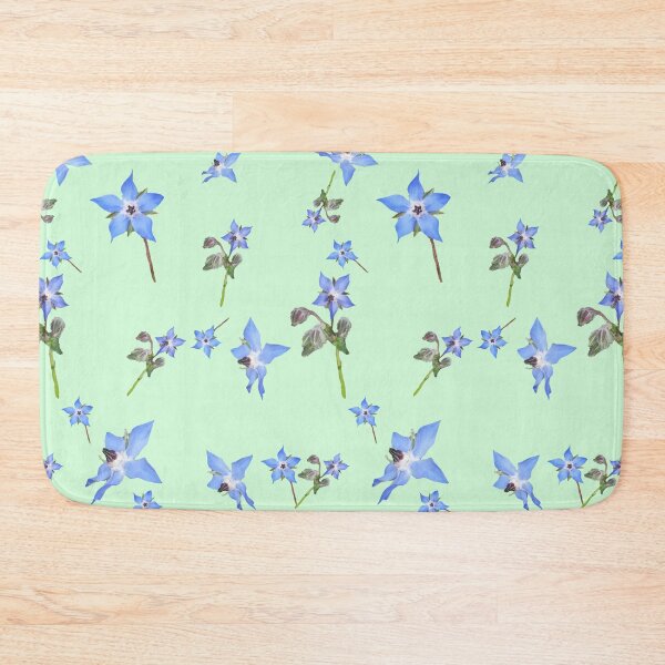 Item preview, Borage pattern mint designed and sold by OllieandQuinn.