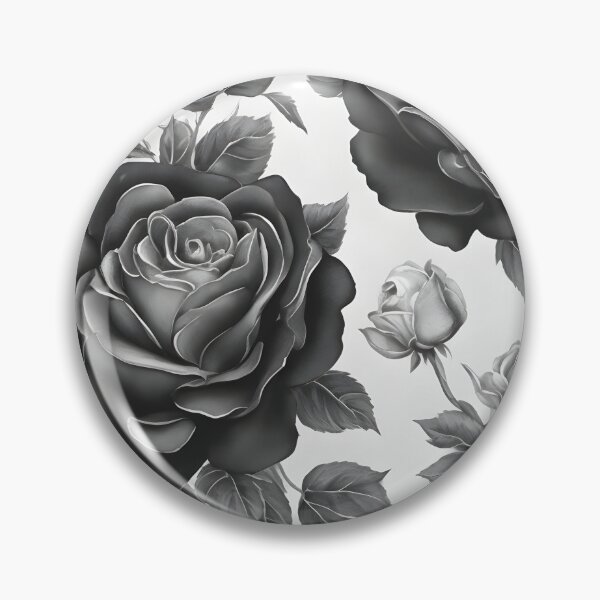 Item preview, Cheerful Watercolor Black Roses Flowers Floral Patterns designed and sold by Wonder Of Light.
