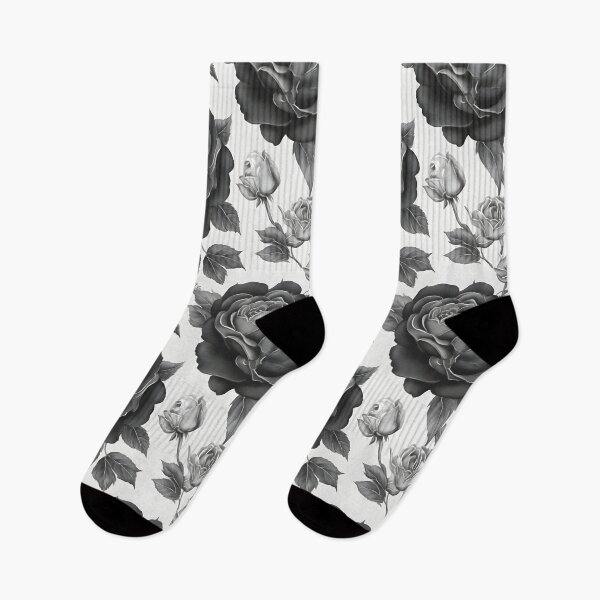 Item preview, Cheerful Watercolor Black Roses Flowers Floral Patterns designed and sold by Wonder Of Light.