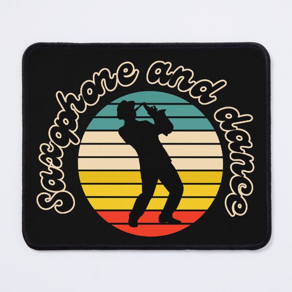 Item preview, Saxophone And dance with a musician playing saxophone, retro sunset designed and sold by Drzamag.