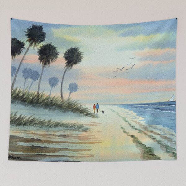 Item preview, A Stroll Along Sunset Beach Florida designed and sold by William Holkham.