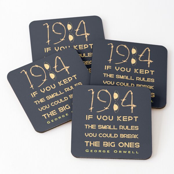 Item preview, George Orwell: If you kept the small rules, you could break the big ones. designed and sold by artbleed.