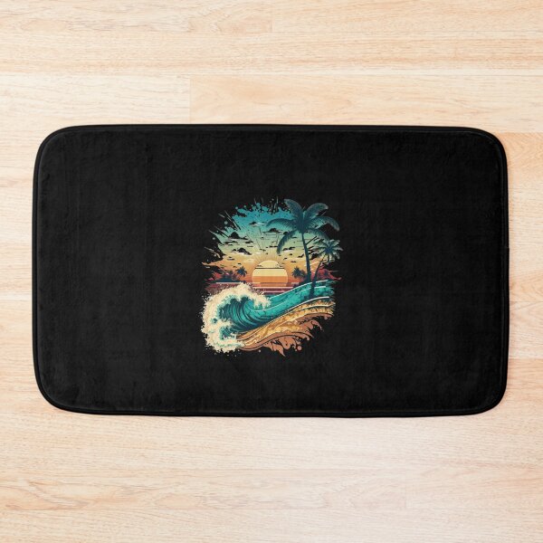Item preview, Tropical beach with palm trees designed and sold by MagicWardrobe.