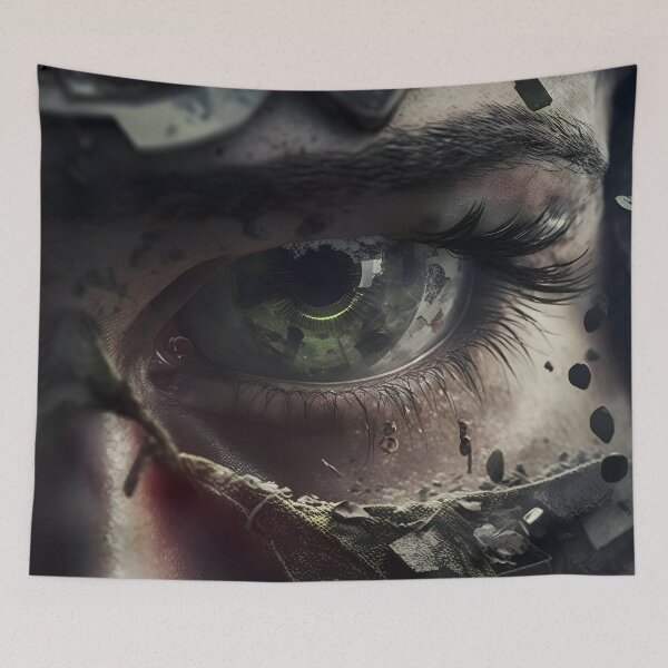 Item preview, The eye of a soldier designed and sold by Cr-AI-tive.