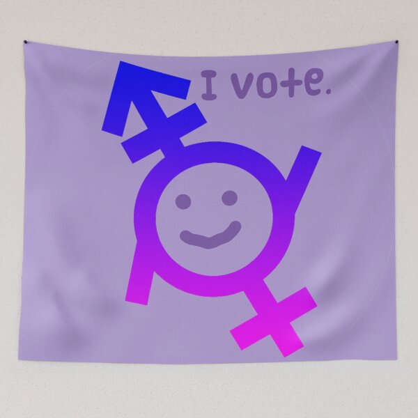 Item preview, Genderfluid Voter designed and sold by Beverly Timm.