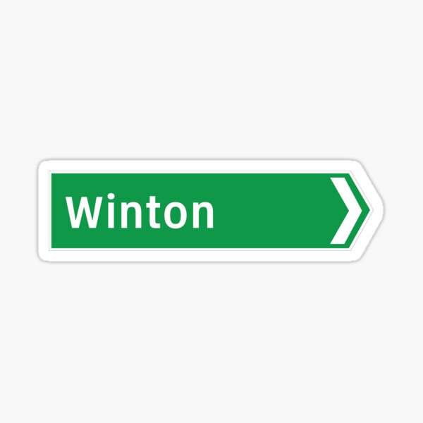 Item preview, New Zealand Road Signage - Winton (Southland/Otago) designed and sold by 4amStudio.