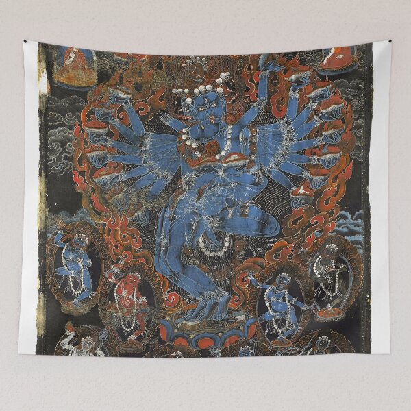 Item preview, Mandala 172 Hevajra Tantra Buddhist Deity Thangka designed and sold by GuyBlank.