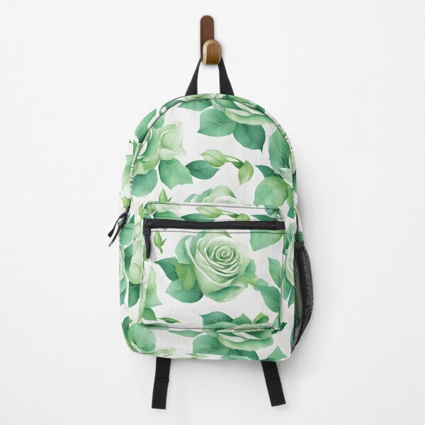 Item preview, Cheerful Watercolor Green Roses Flowers Floral Patterns designed and sold by Wonder Of Light.