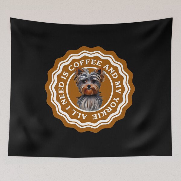 Item preview, All I need is Coffee and my Yorkie designed and sold by HorizonDesignz.