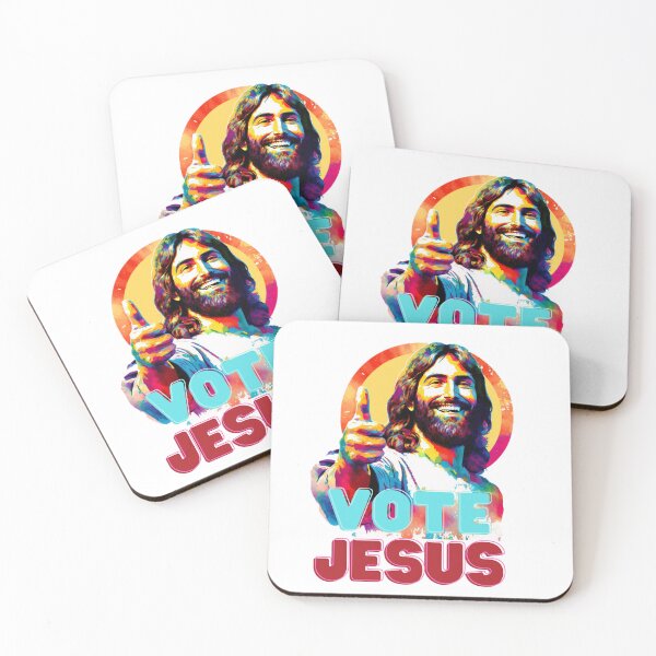 Item preview, Vote for Jesus in the 2024 Election! Thumbs Up Design designed and sold by Christian Victory.