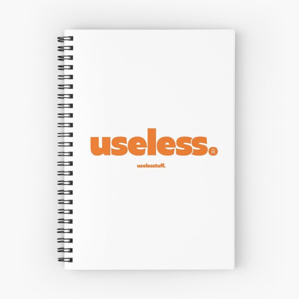 Item preview, 16217-01-COM – Uselesstuff® Short Logo (Orange) designed and sold by Uselesstuff.