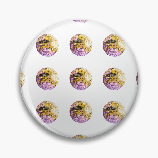 Artikelvorschau, disco ball pattern- pastel yellow- white background entworfen und verkauft von Studio Lydia  Lovely.