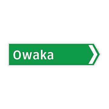 Artwork thumbnail, New Zealand Road Signage - Owaka (Southland/Otago) by 4amStudio