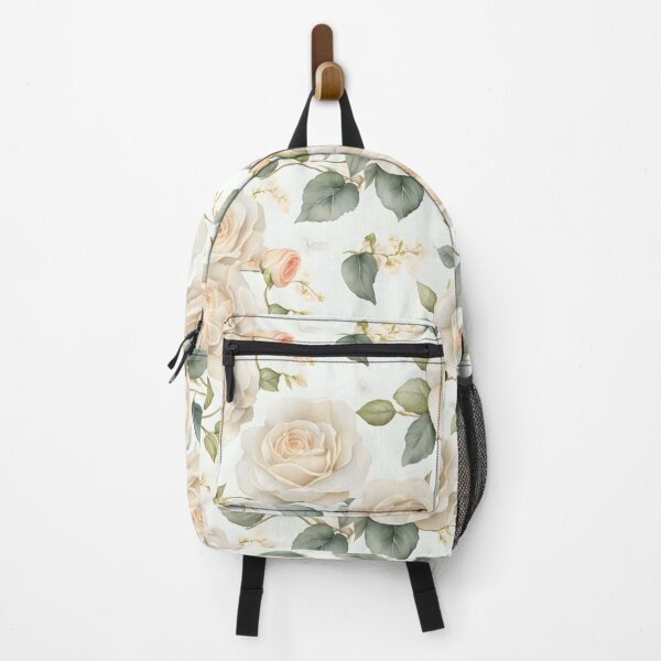 Item preview, Cheerful Watercolor Ivory Roses Flowers Floral Patterns designed and sold by Wonder Of Light.