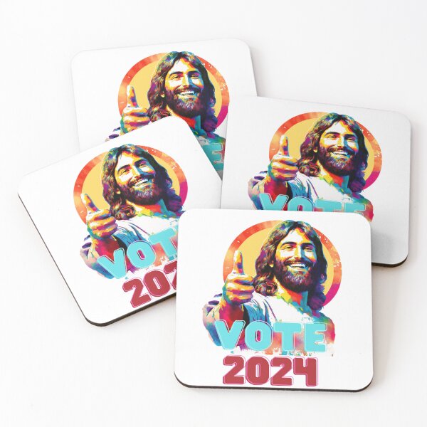 Item preview, Faith in Politics: Vote for Jesus in the 2024 Presidential Election designed and sold by Christian Victory.