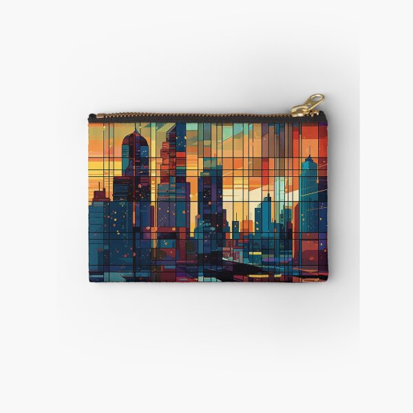 Item preview, Geometric Cityscape designed and sold by AnimeGearHub.
