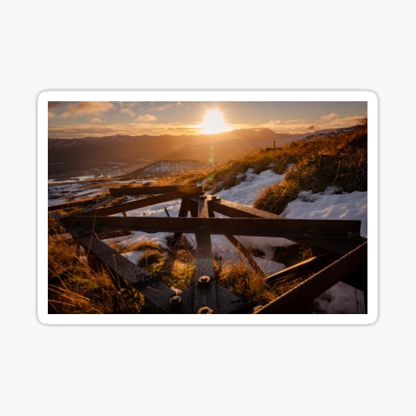 Item preview, Sunset on the hills beside Ben lawers designed and sold by Hike-and-Click.