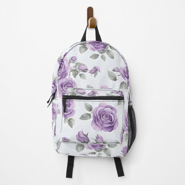Item preview, Cheerful Watercolor Lavender Roses Flowers Floral Patterns designed and sold by Wonder Of Light.