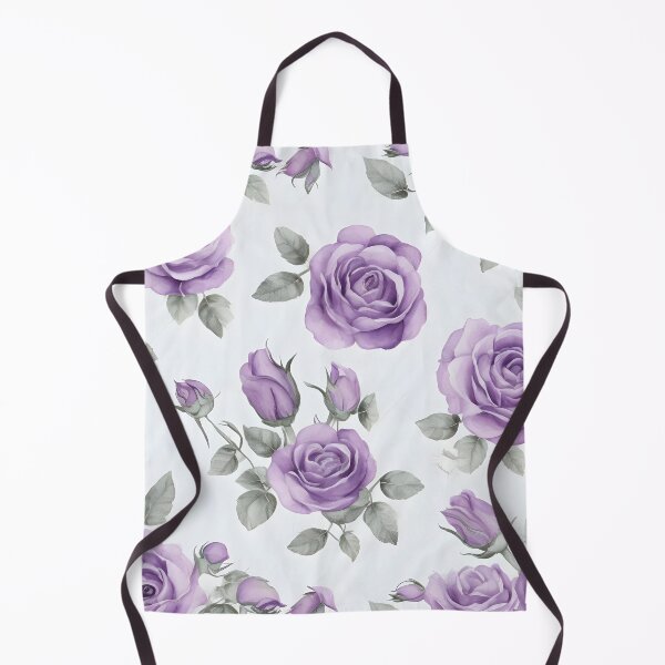 Item preview, Cheerful Watercolor Lavender Roses Flowers Floral Patterns designed and sold by Wonder Of Light.