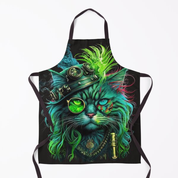 Item preview, cat, punk, feline, colorful, texture designed and sold by Kolesya892.