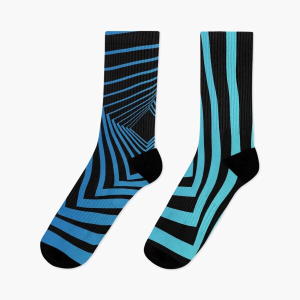 Item preview, Blue abstract pattern with black background  designed and sold by TeePassion.