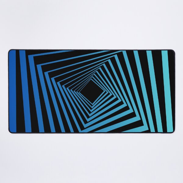Item preview, Blue abstract pattern with black background  designed and sold by TeePassion.