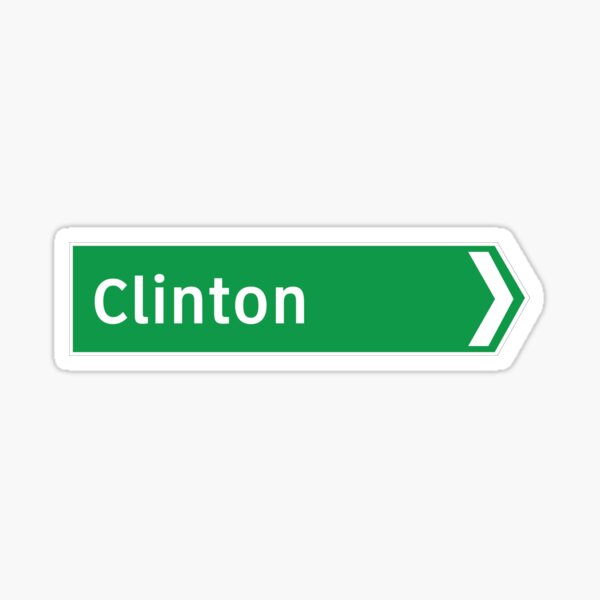 Item preview, New Zealand Road Signage - Clinton (Southland/Otago) designed and sold by 4amStudio.