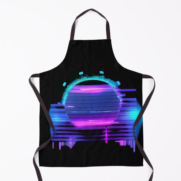 Item preview, Synthwave neon metal techno abstraction designed and sold by SJG-digital.