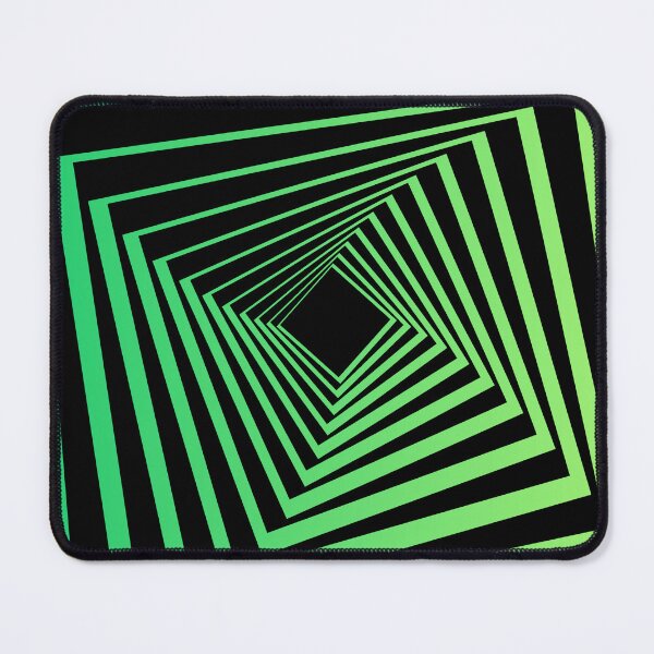 Item preview, Green abstract pattern with black background designed and sold by TeePassion.