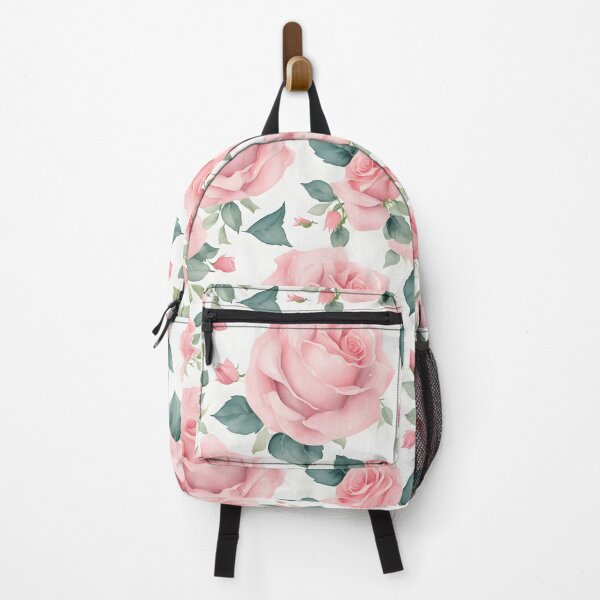 Item preview, Cheerful Watercolor Pink Roses Flowers Floral Patterns designed and sold by Wonder Of Light.