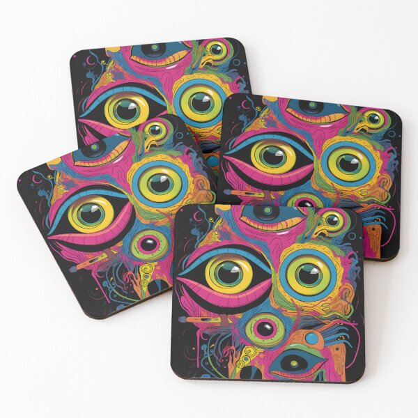Item preview, Trippy Eyeballs Series #4 designed and sold by MindGlowArt.