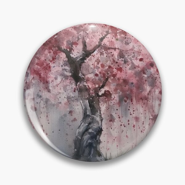 Item preview, Watercolor Wash Weeping Cherry Tree designed and sold by Matt's Artificial Nature.
